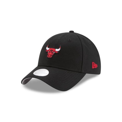 Chicago Bulls Gorra | New Era NBA Waxed Canvas 9twenty Adjustable Cap Mexico - Negros